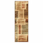 Ammar Rustic Geometric Patchwork Pattern Rug FredCo