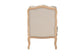 Andre Traditional French Quilted Fabric and Whitewash Finished Wood Accent Chair FredCo