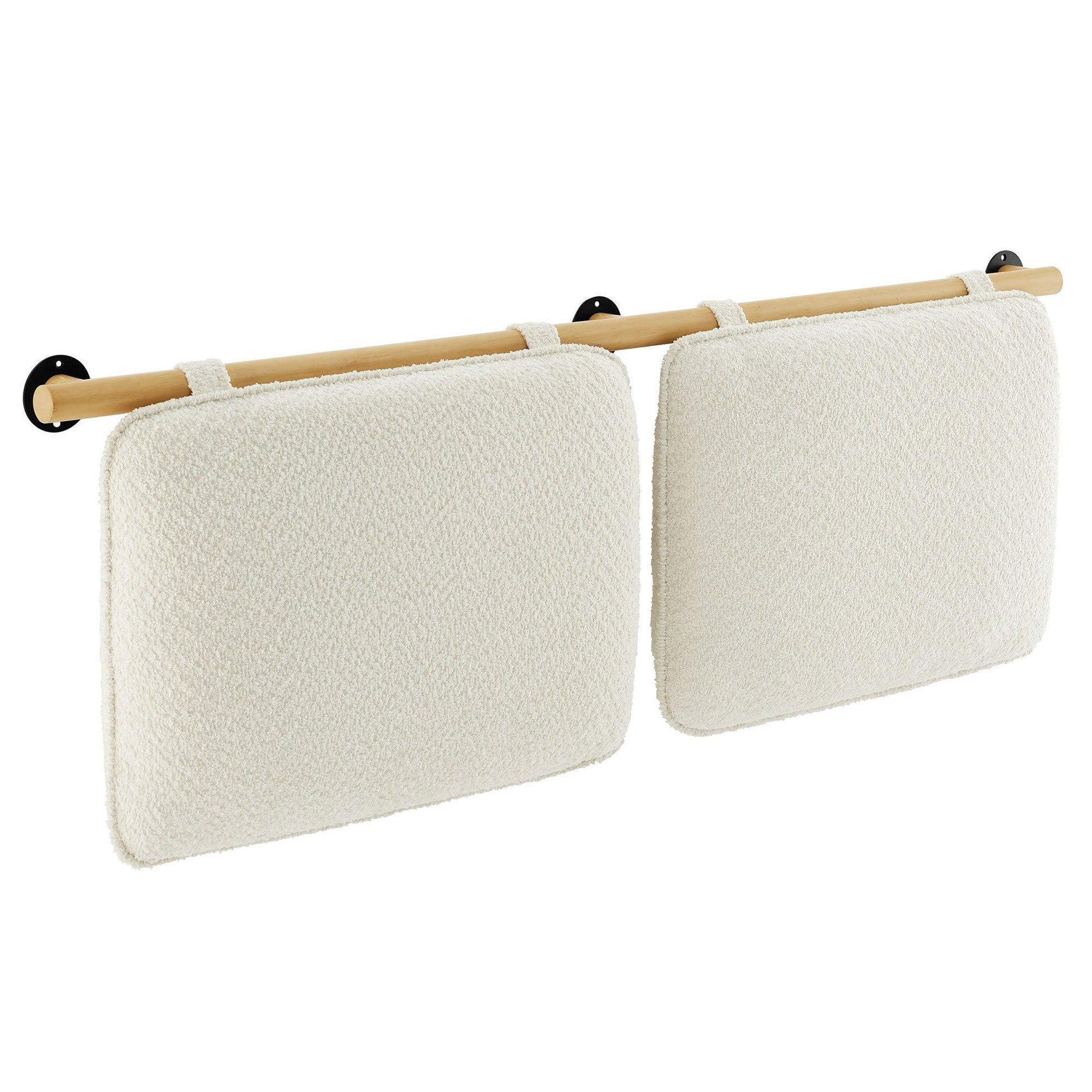 Anela Wall-Mounted Chenille Upholstered Full Headboard by Modway FredCo