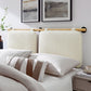 Anela Wall-Mounted Chenille Upholstered King Size Headboard by Modway FredCo