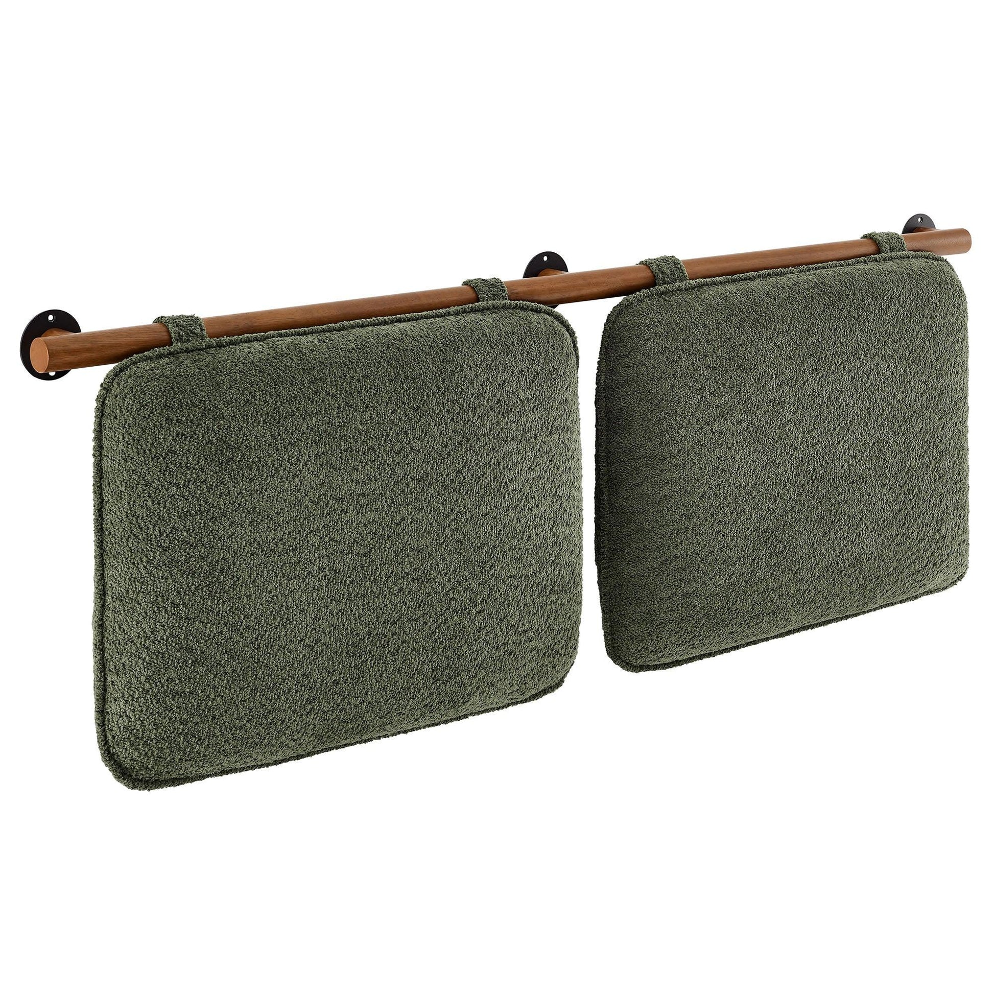 Anela Wall-Mounted Chenille Upholstered King Size Headboard by Modway FredCo