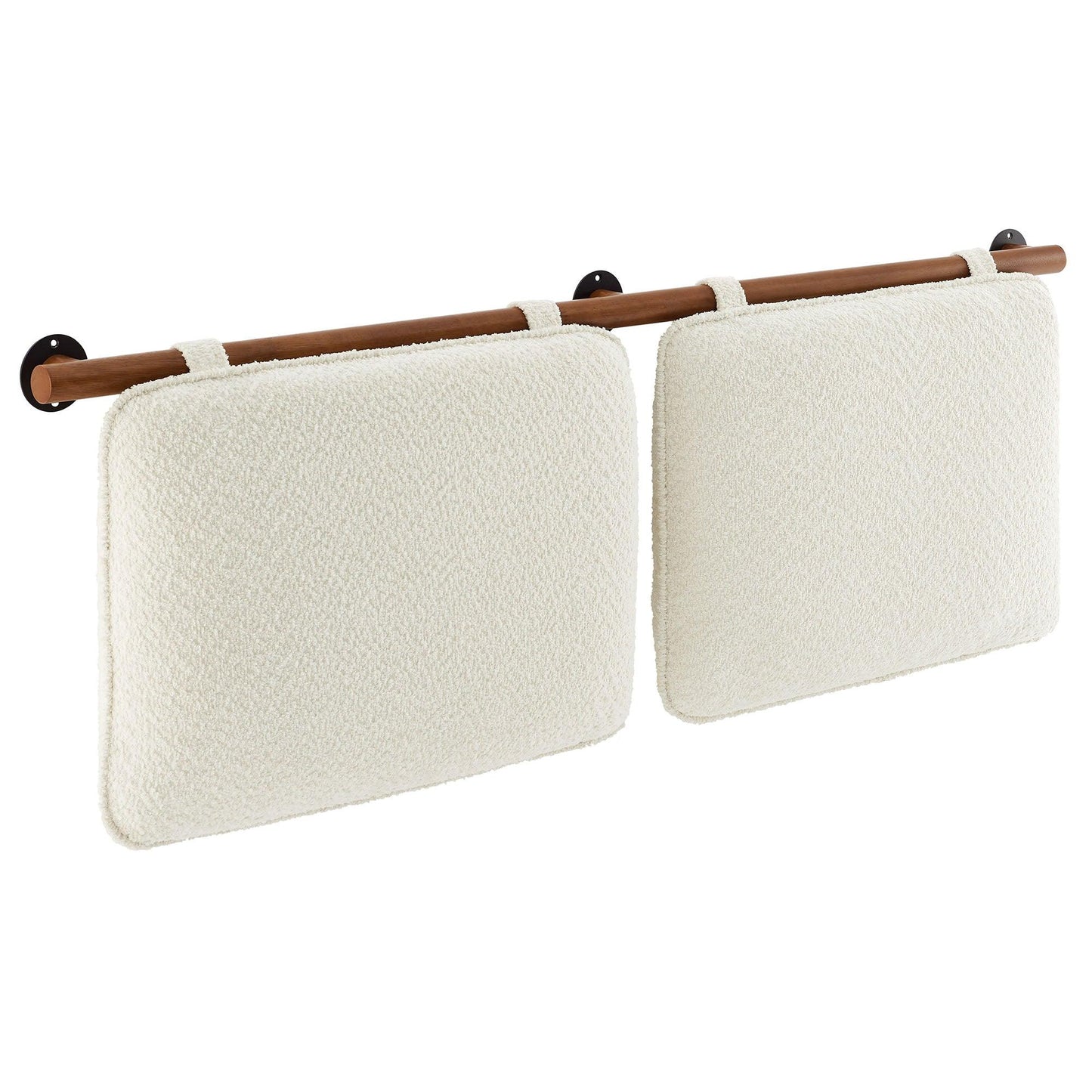 Anela Wall-Mounted Chenille Upholstered King Size Headboard by Modway FredCo