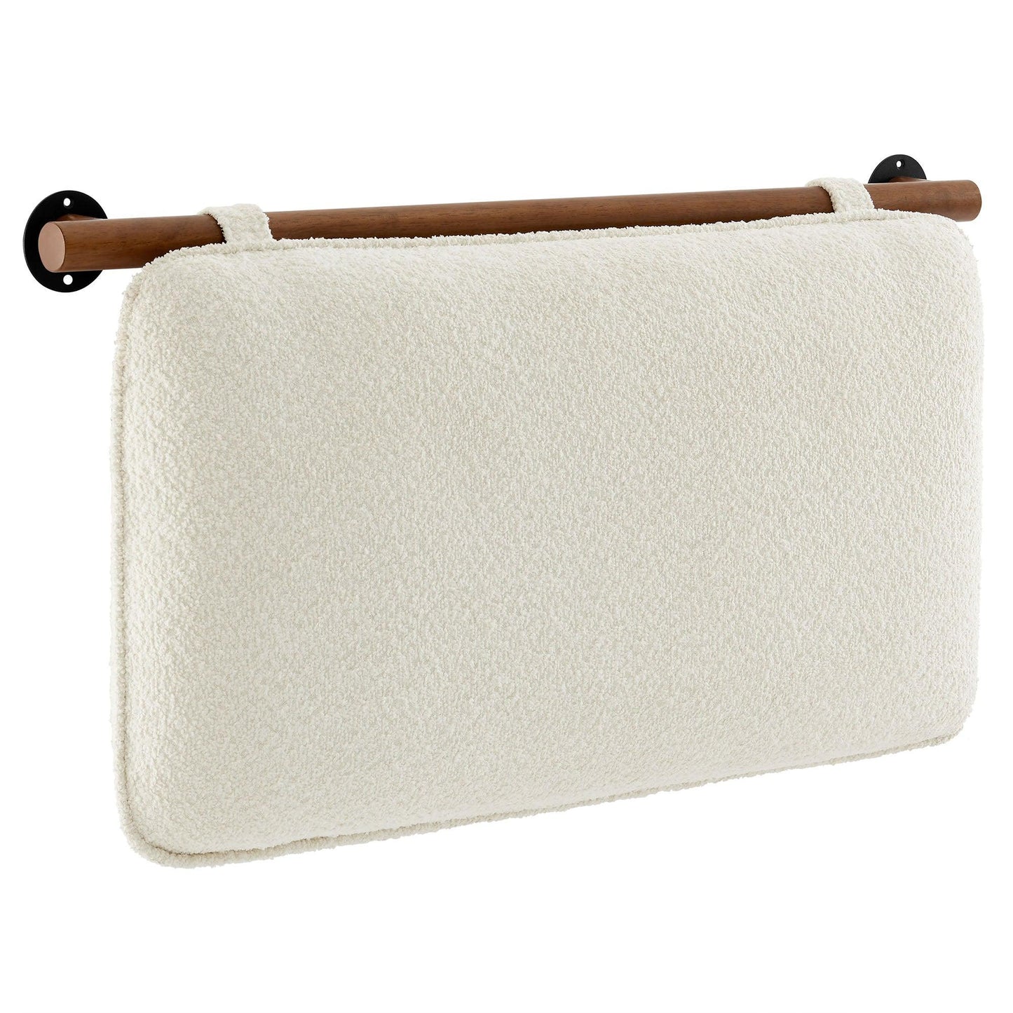 Anela Wall-Mounted Chenille Upholstered Twin Headboard by Modway FredCo