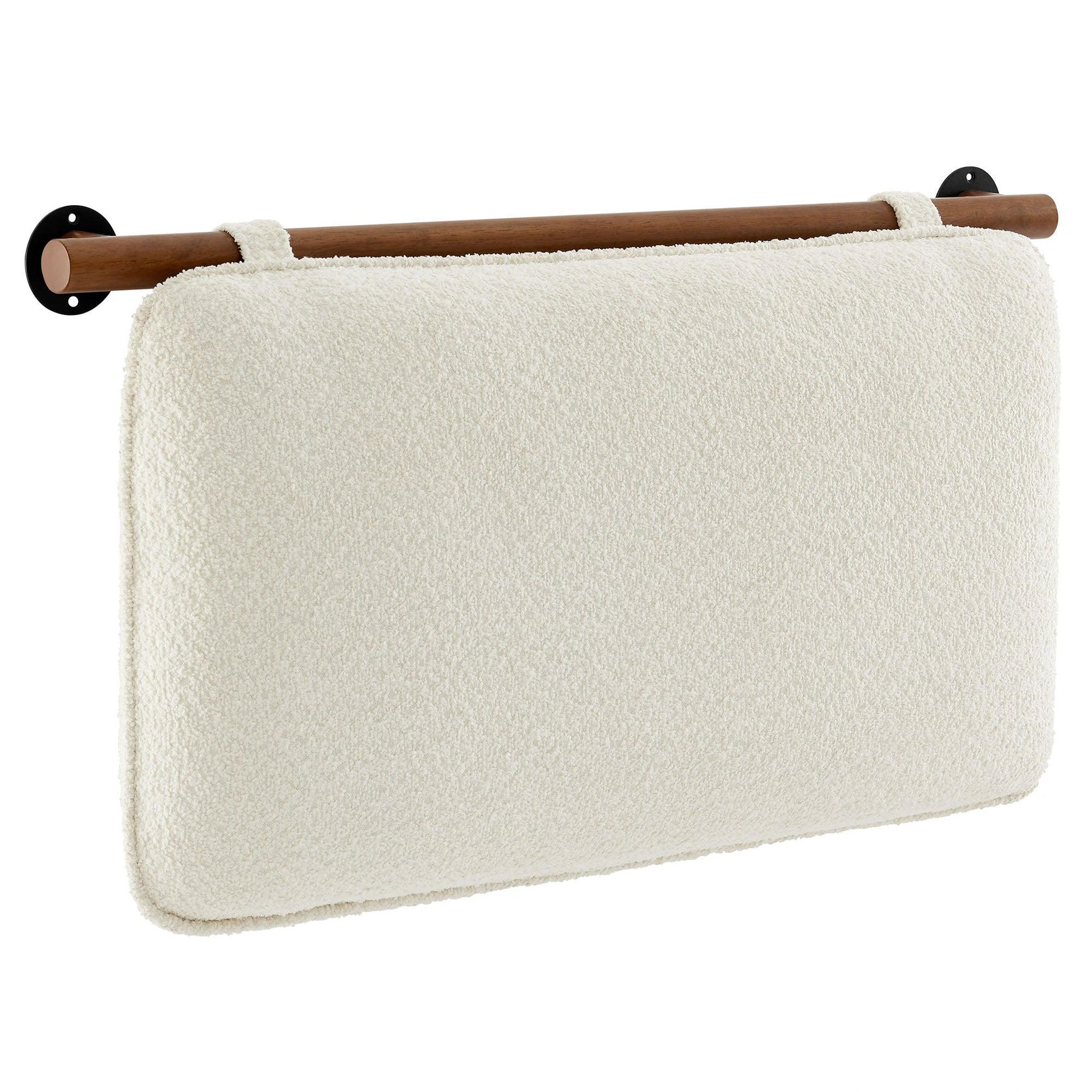 Anela Wall-Mounted Chenille Upholstered Twin Headboard by Modway FredCo