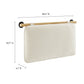 Anela Wall-Mounted Chenille Upholstered Twin Headboard by Modway FredCo