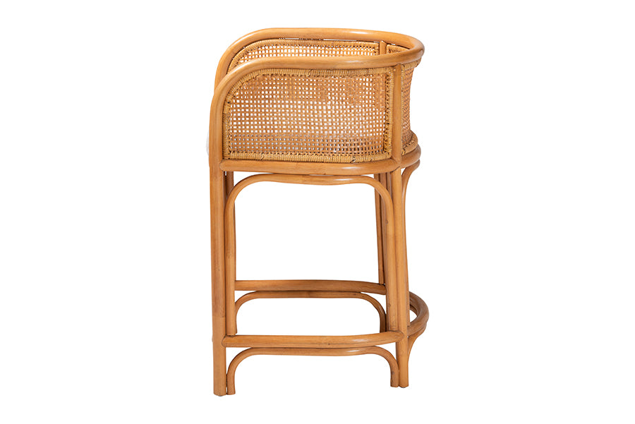 Ania Natural Rattan Counter Stool FredCo