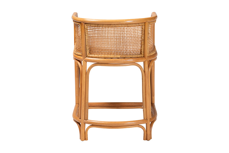 Ania Natural Rattan Counter Stool FredCo