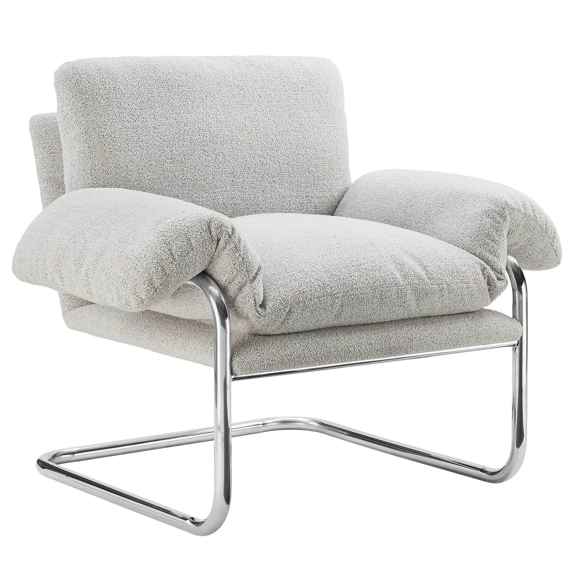 Ansel Boucle Fabric Accent Chair by Modway EEI-7180 FredCo