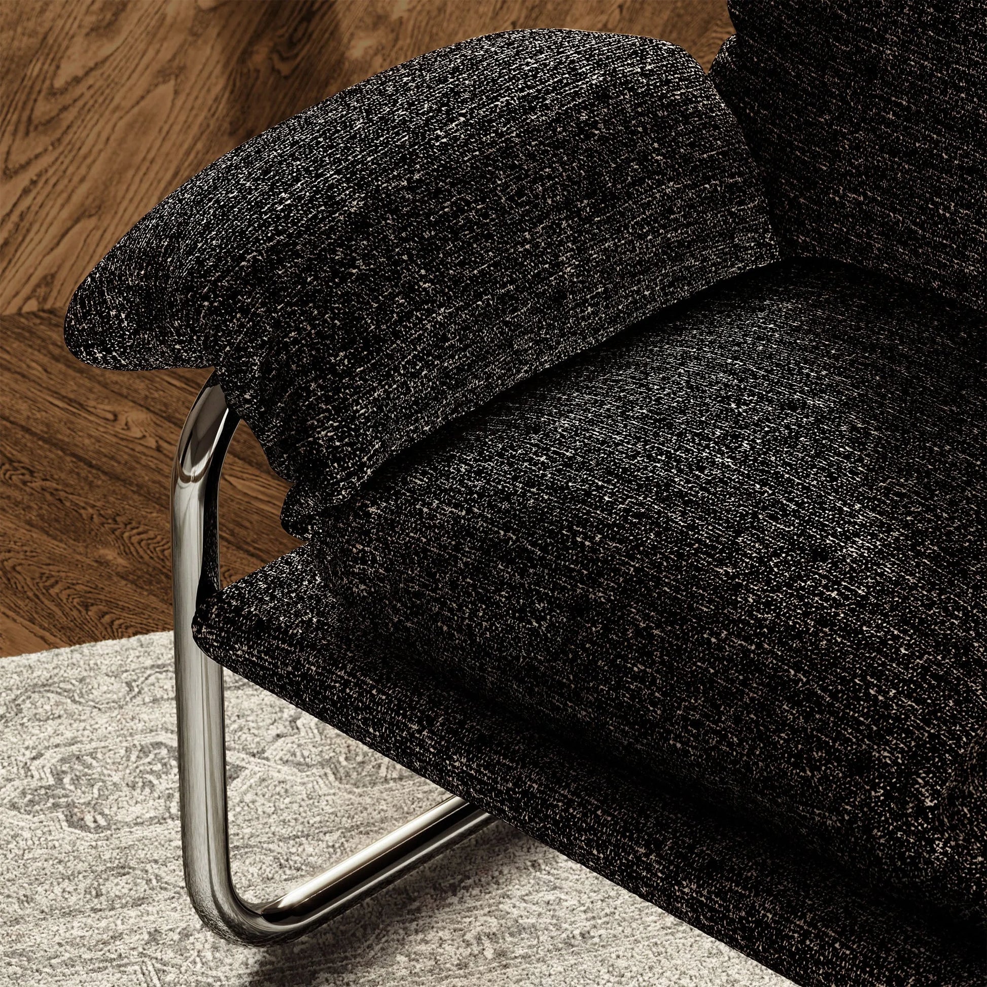 Ansel Boucle Fabric Accent Chair by Modway EEI-7180 FredCo