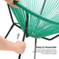 Aqua Green 3-Piece Outdoor Acapulco Chair FredCo