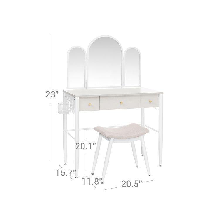 Arch Mirror Vanity Table FredCo
