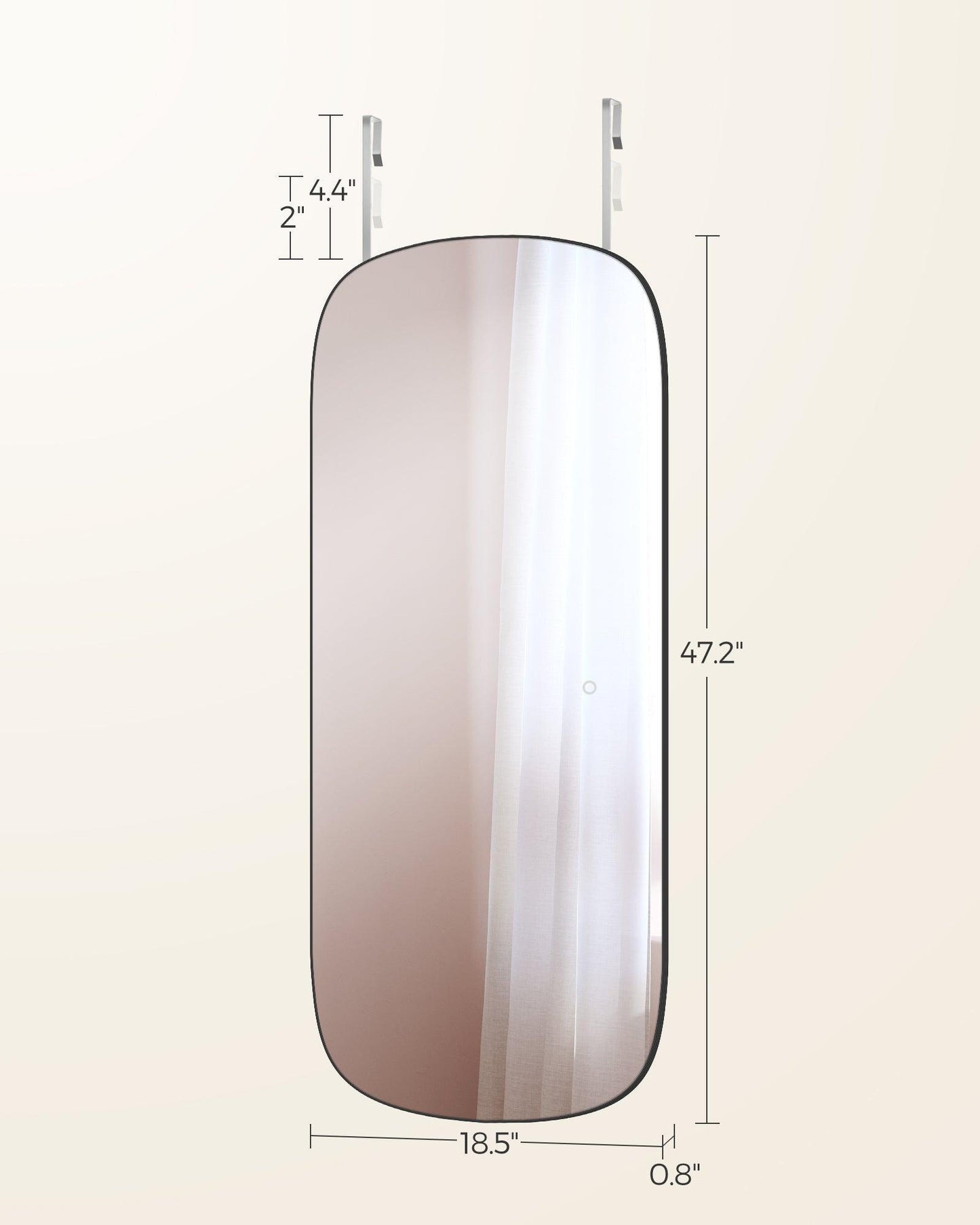 Arched Wall Mirror Full Length FredCo