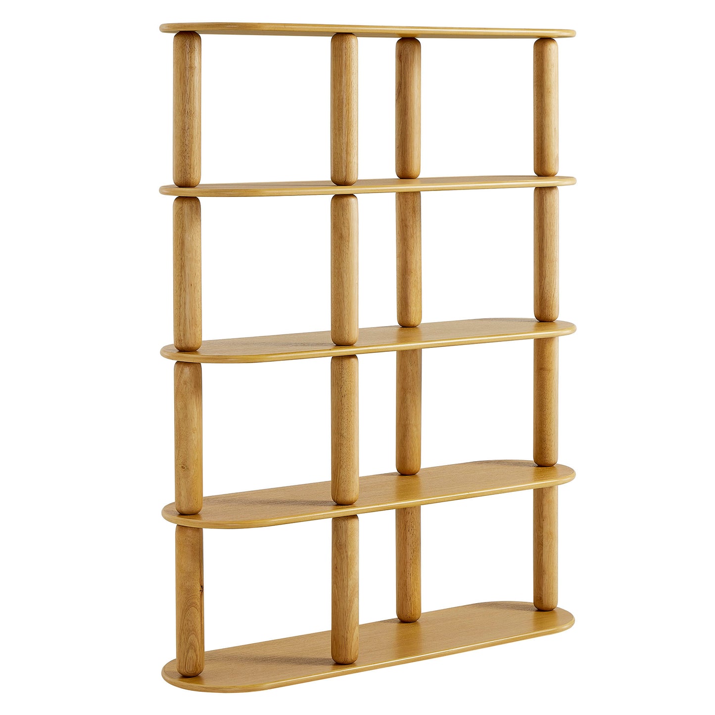 Arcus 4-Tier Oval Wood Bookshelf by Modway EEI-7347 FredCo