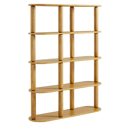 Arcus 4-Tier Oval Wood Bookshelf by Modway EEI-7347 FredCo