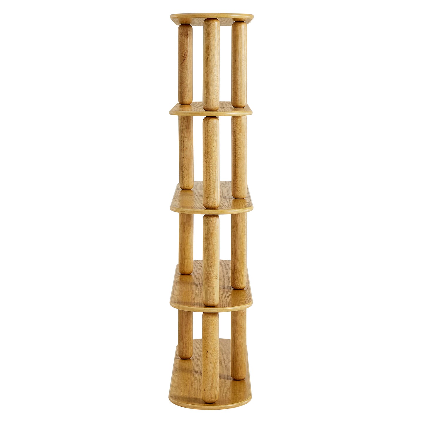 Arcus 4-Tier Oval Wood Bookshelf by Modway EEI-7347 FredCo