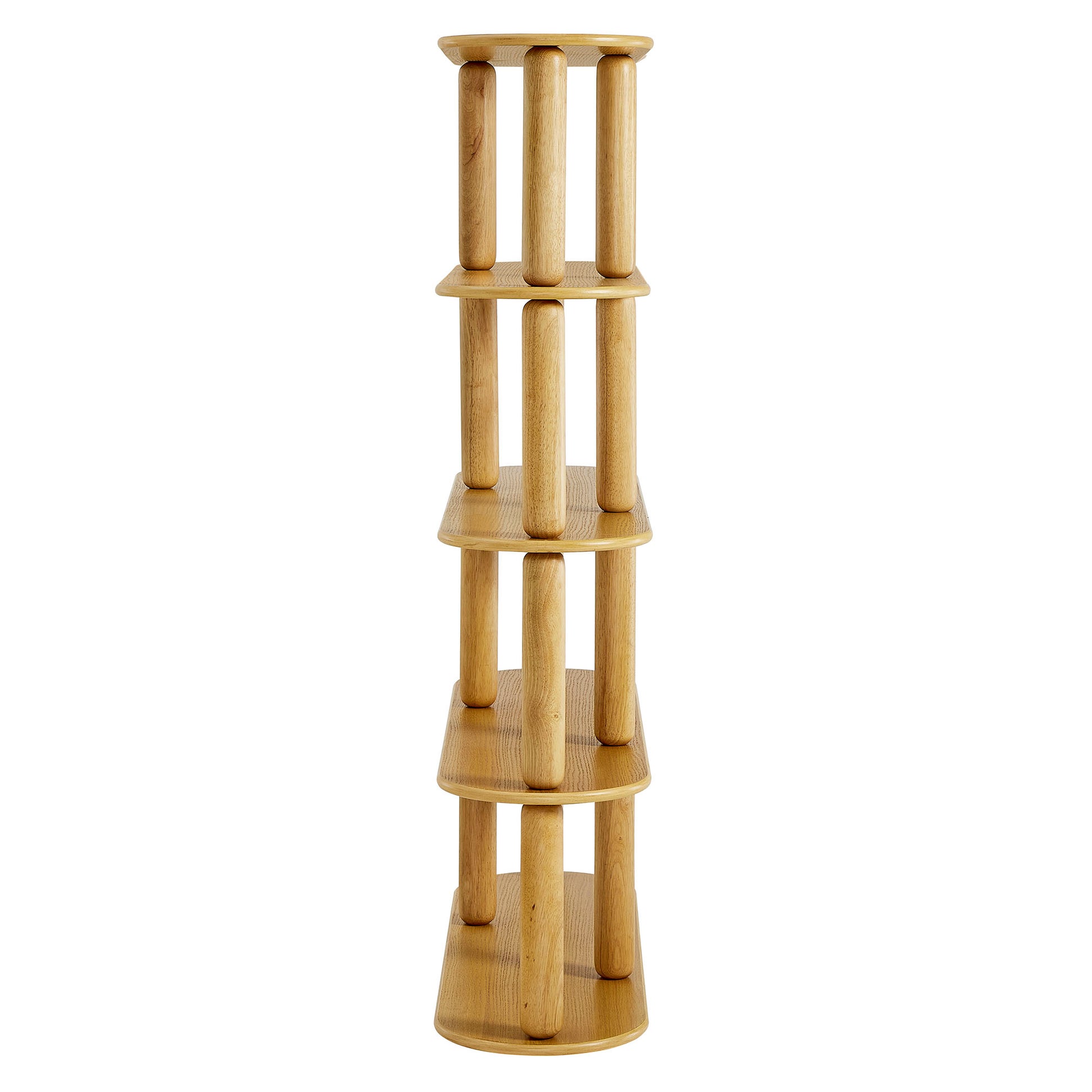 Arcus 4-Tier Oval Wood Bookshelf by Modway EEI-7347 FredCo