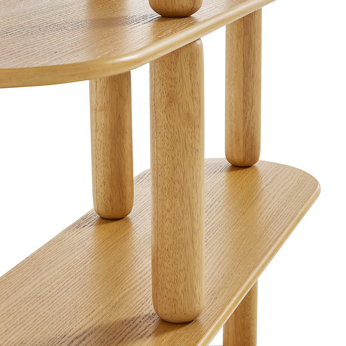 Arcus 4-Tier Oval Wood Bookshelf by Modway EEI-7347 FredCo