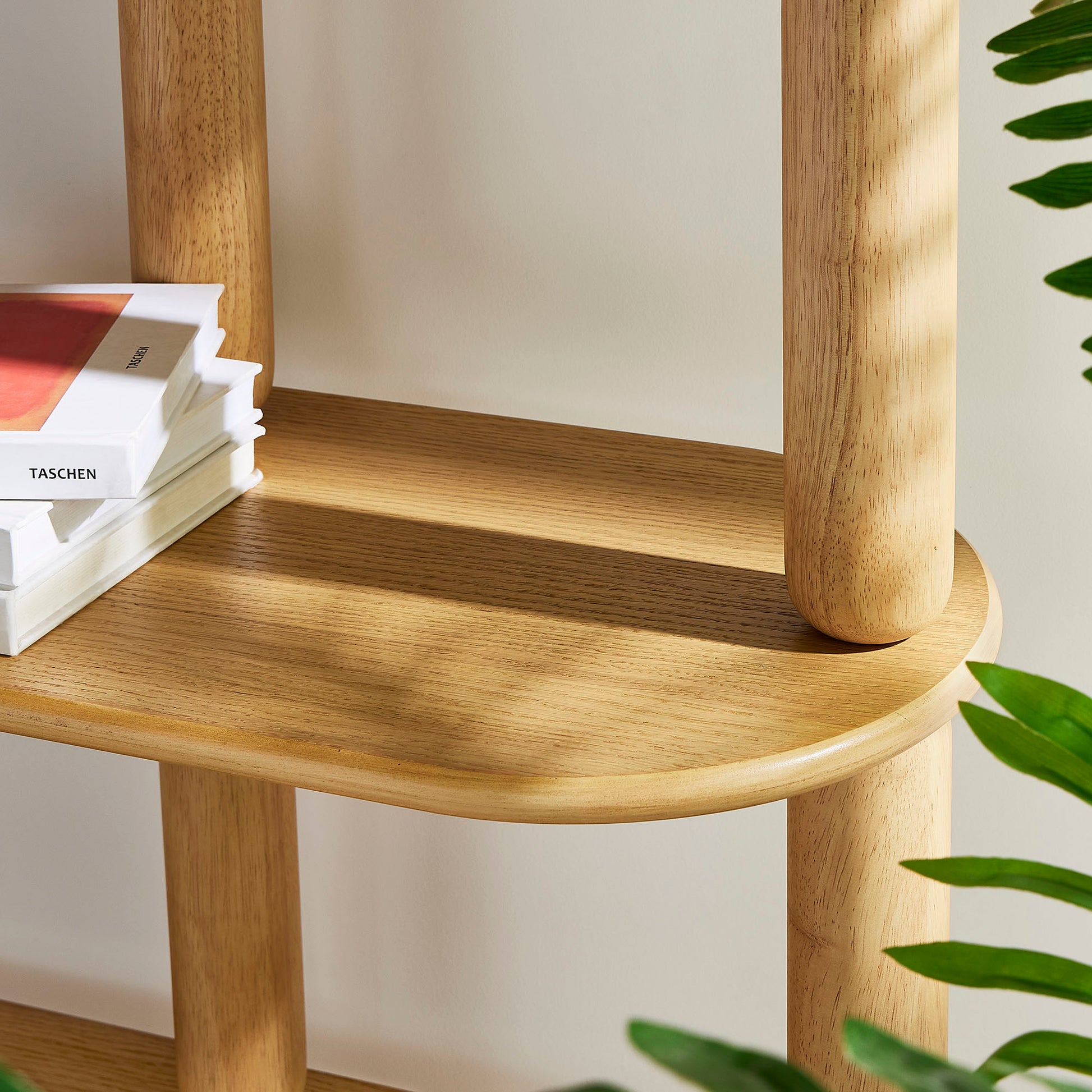 Arcus 4-Tier Oval Wood Bookshelf by Modway EEI-7347 FredCo