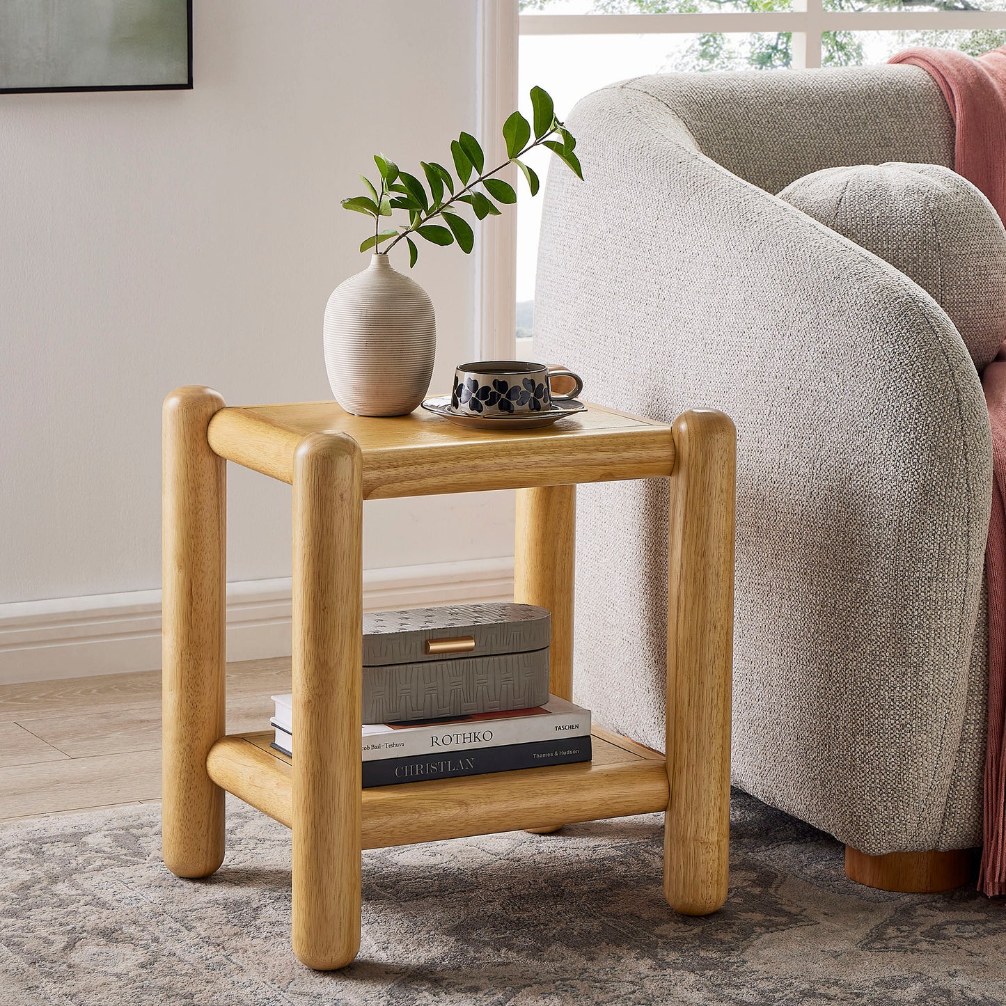 Arcus Rectangular 2-Tier Side Table by Modway MOD-7226 FredCo