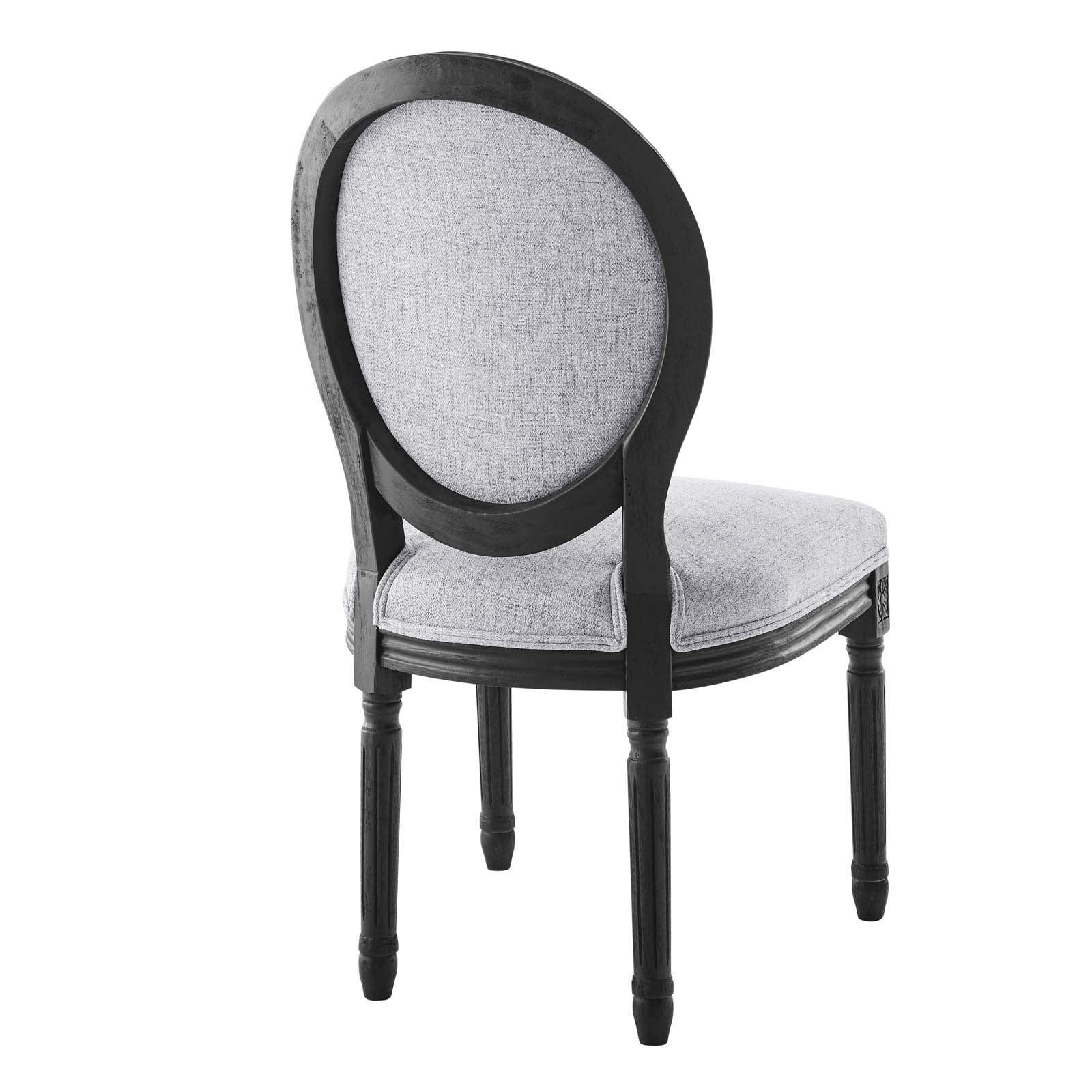 Arise Vintage French Upholstered Fabric Dining Side Chair, EEI-4664 FredCo
