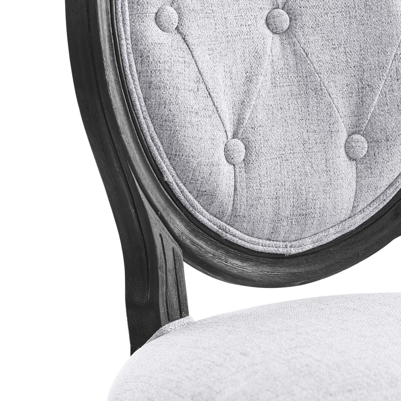 Arise Vintage French Upholstered Fabric Dining Side Chair, EEI-4664 FredCo
