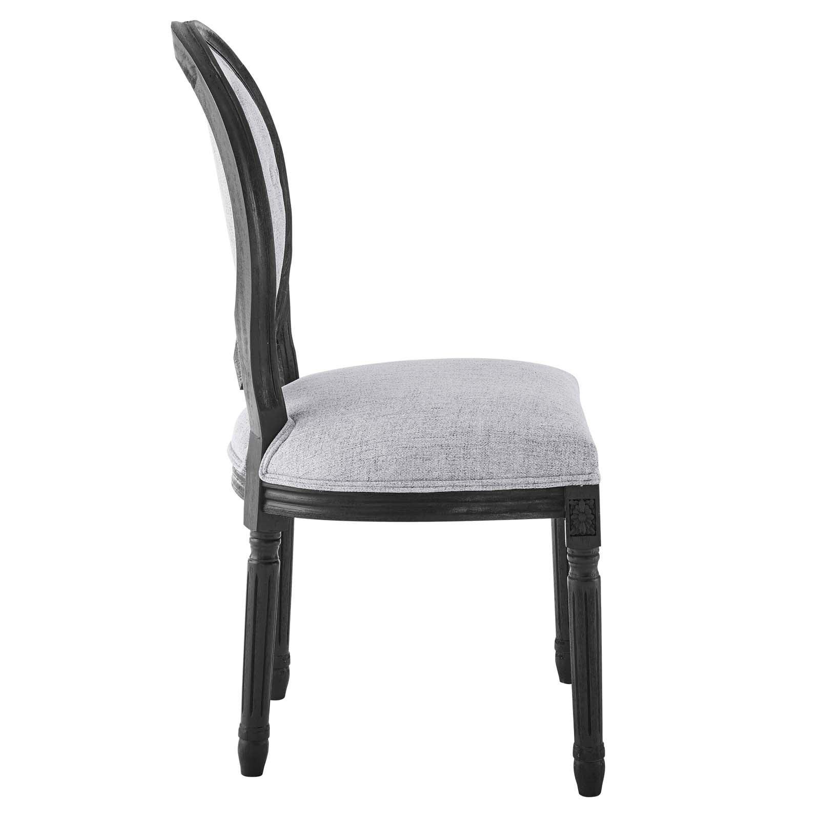 Arise Vintage French Upholstered Fabric Dining Side Chair, EEI-4664 FredCo