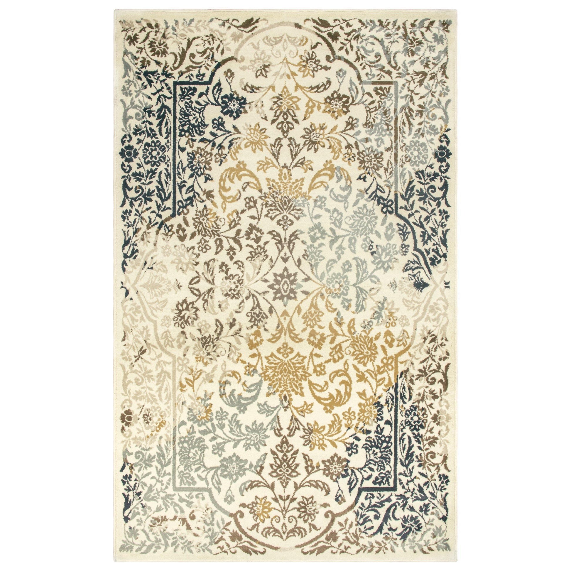 Ariza Oriental Traditional Floral Rug FredCo