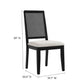 Arlo Faux Rattan and Wood Dining Side Chairs Set of 2 by Modway FredCo