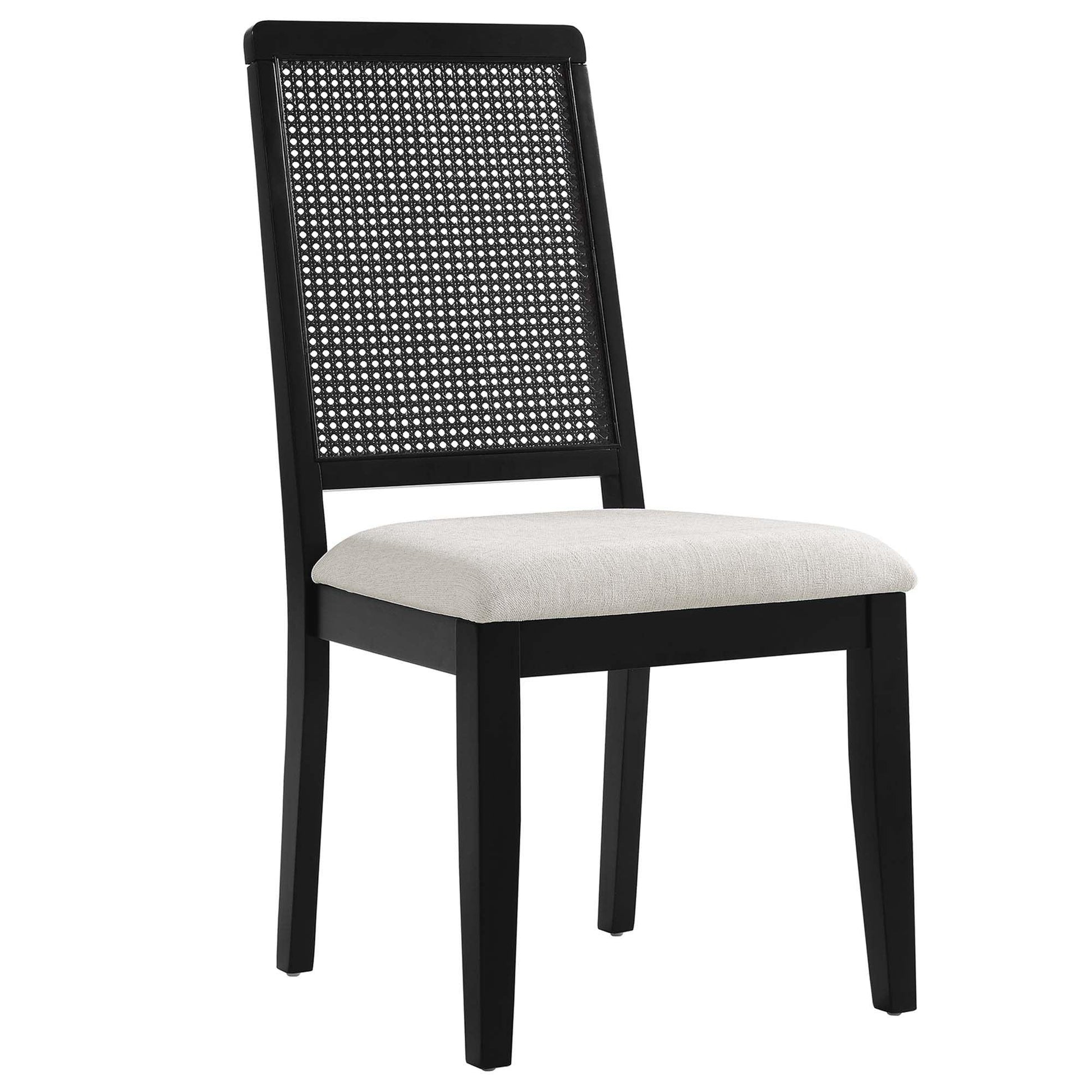 Arlo Faux Rattan and Wood Dining Side Chairs Set of 2 by Modway FredCo