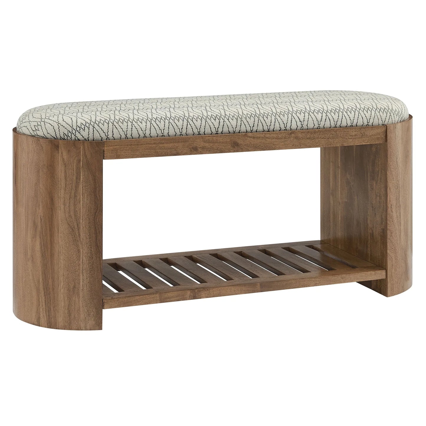 Ashby 45" Geometric Upholstered Bench by Modway EEI-7142 FredCo