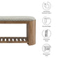 Ashby 45" Geometric Upholstered Bench by Modway EEI-7142 FredCo