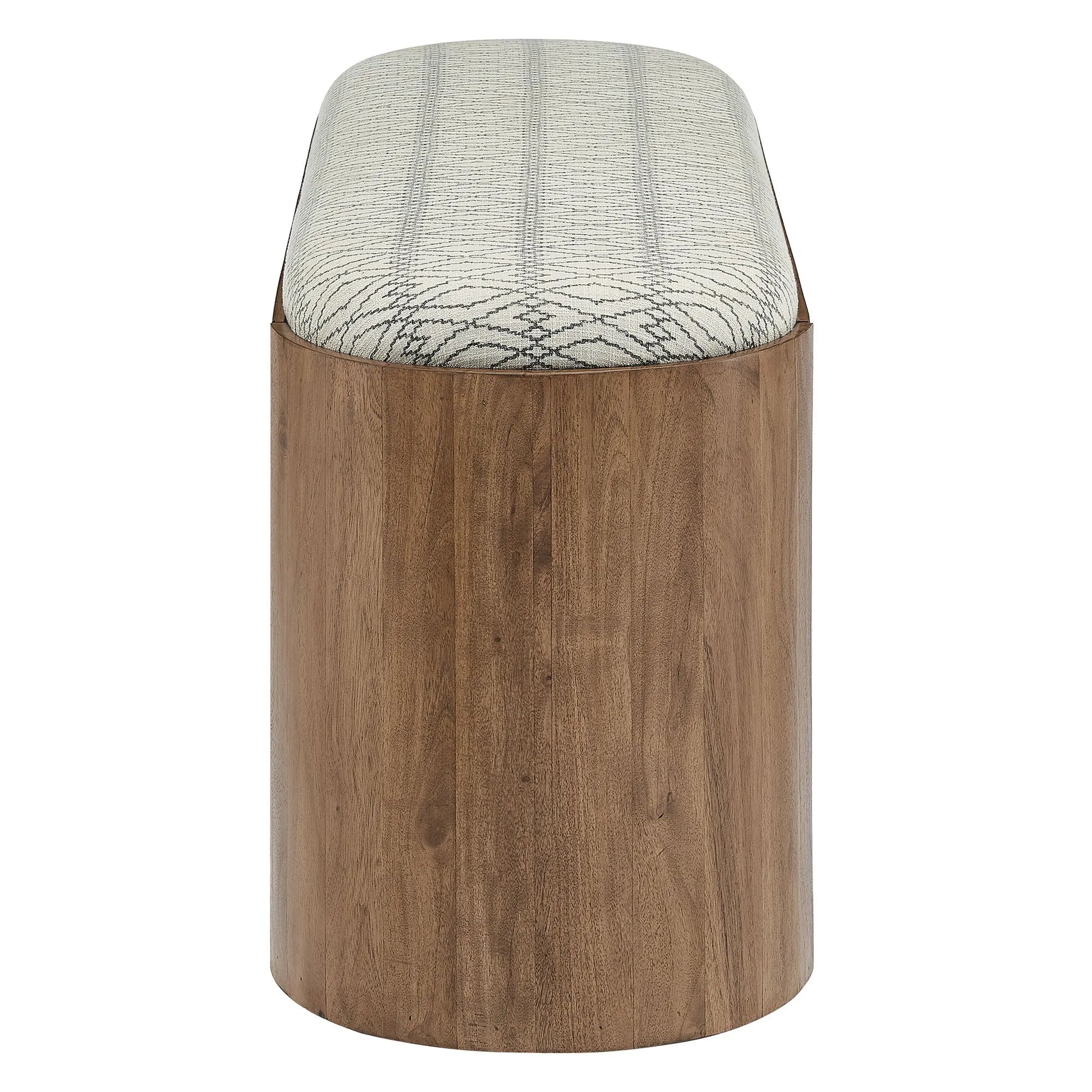 Ashby 45" Geometric Upholstered Bench by Modway EEI-7142 FredCo