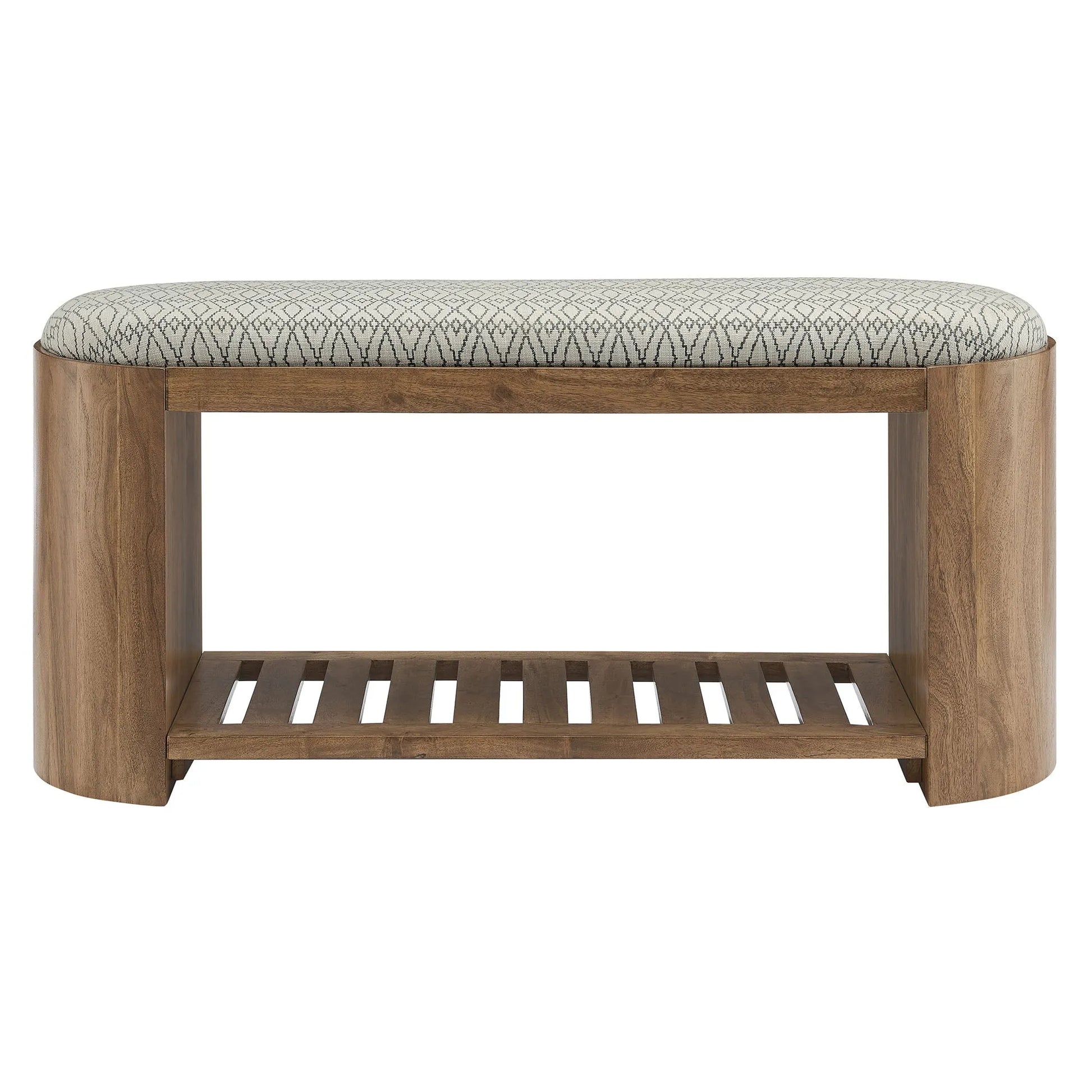 Ashby 45" Geometric Upholstered Bench by Modway EEI-7142 FredCo