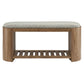 Ashby 45" Geometric Upholstered Bench by Modway EEI-7142 FredCo