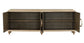 Ashtin Brown Finish Console Cabinet FredCo