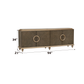 Ashtin Brown Finish Console Cabinet FredCo