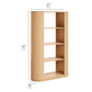 Aspect 74 Inch Curved 4 Tier Bookshelf by Modway EEI-7378 FredCo