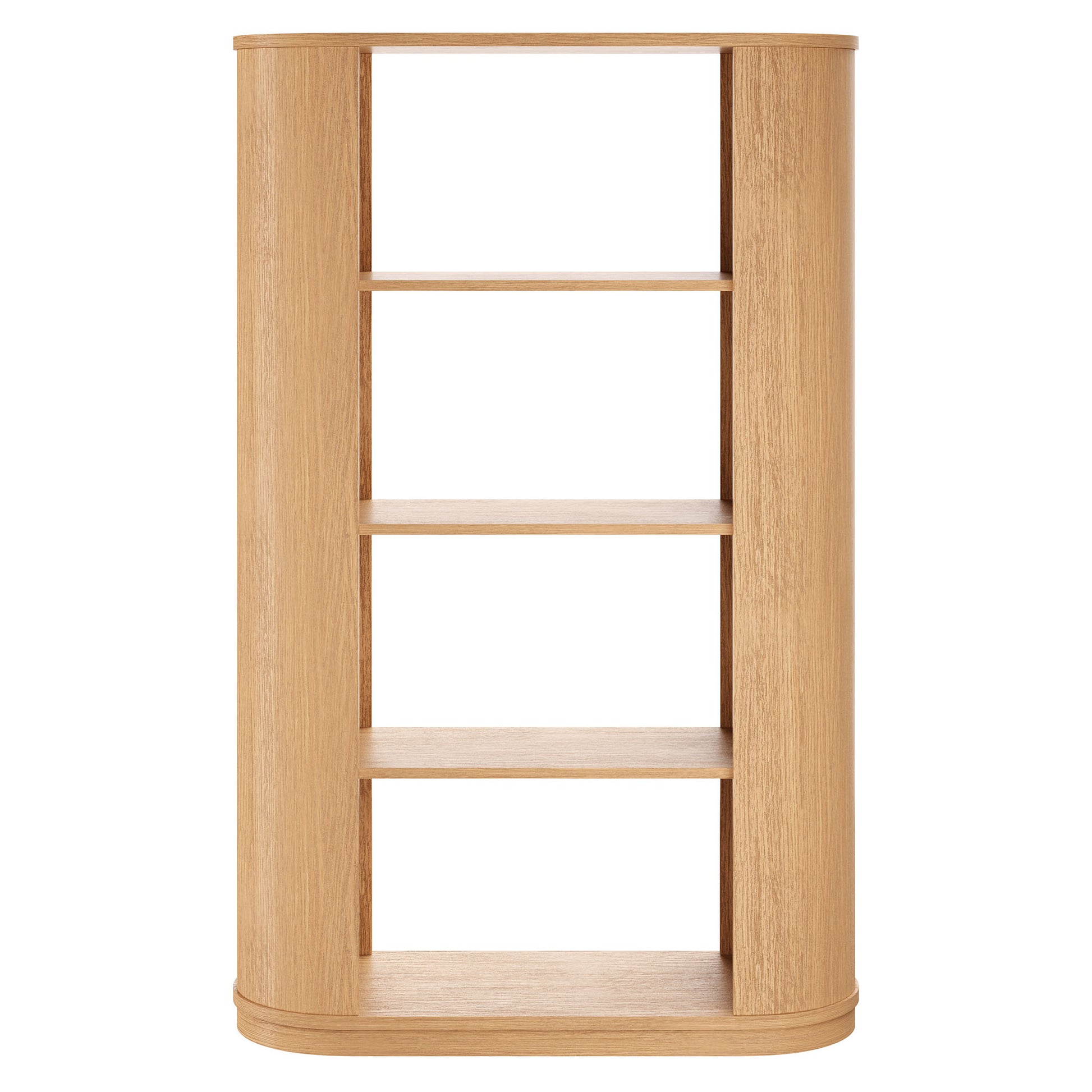 Aspect 74 Inch Curved 4 Tier Bookshelf by Modway EEI-7378 FredCo