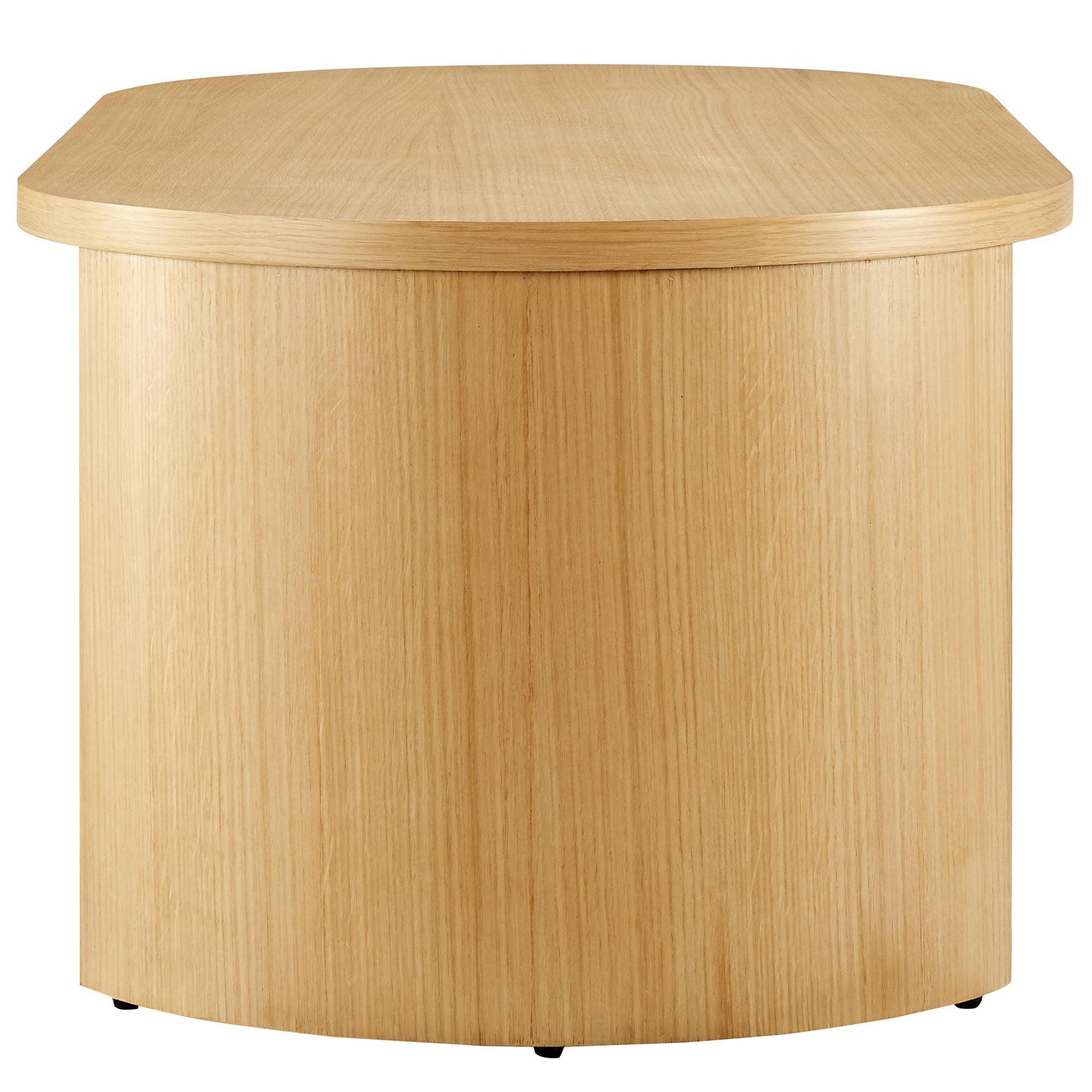 Aspect Oval Wood Coffee Table by Modway FredCo