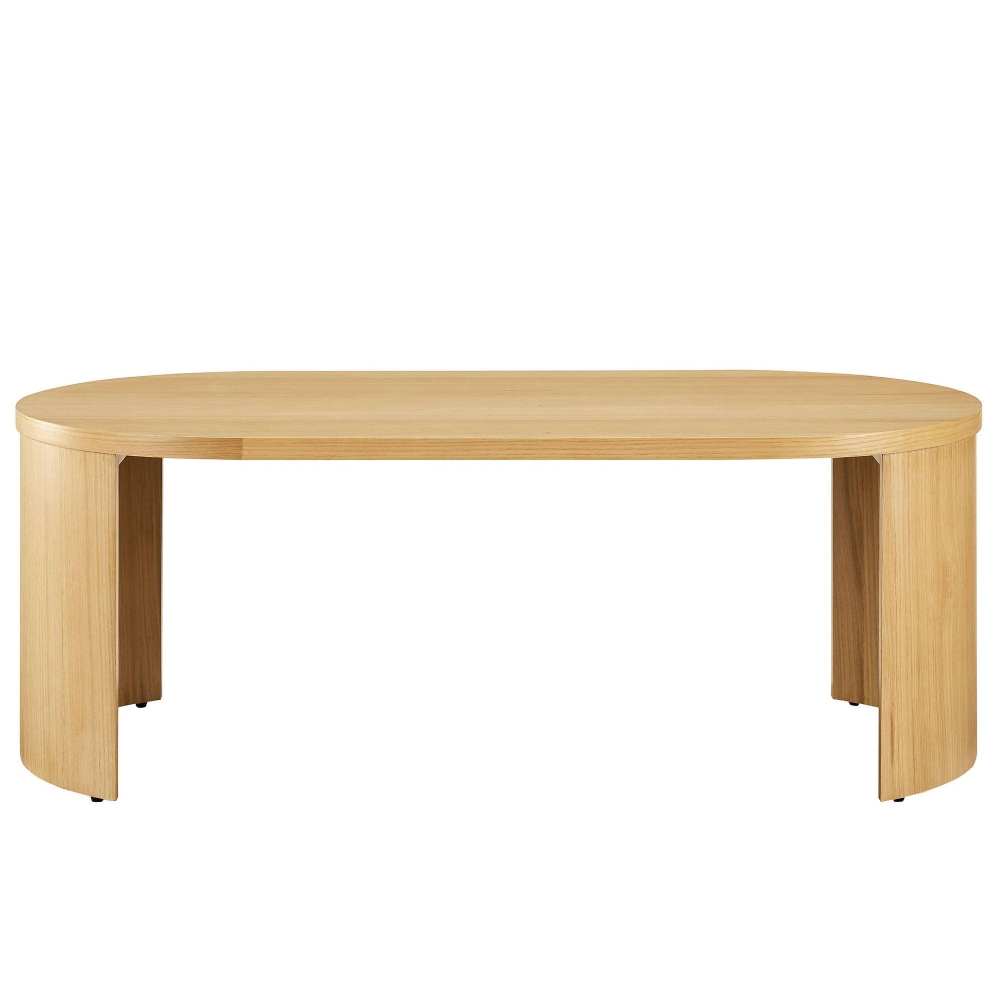 Aspect Oval Wood Coffee Table by Modway FredCo