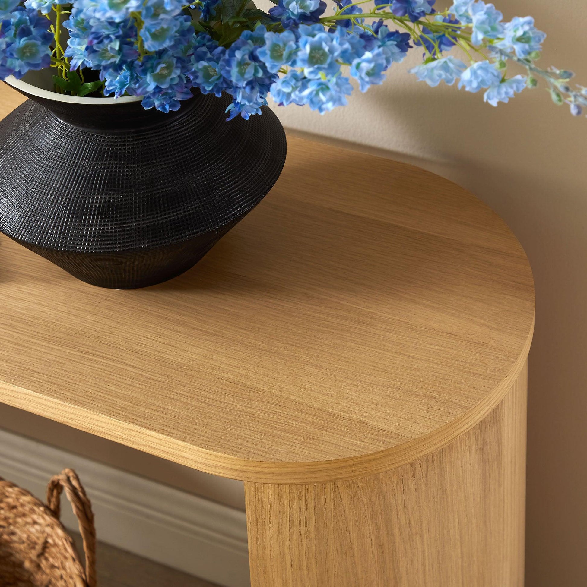Aspect Oval Wood Entryway Console Table by Modway FredCo