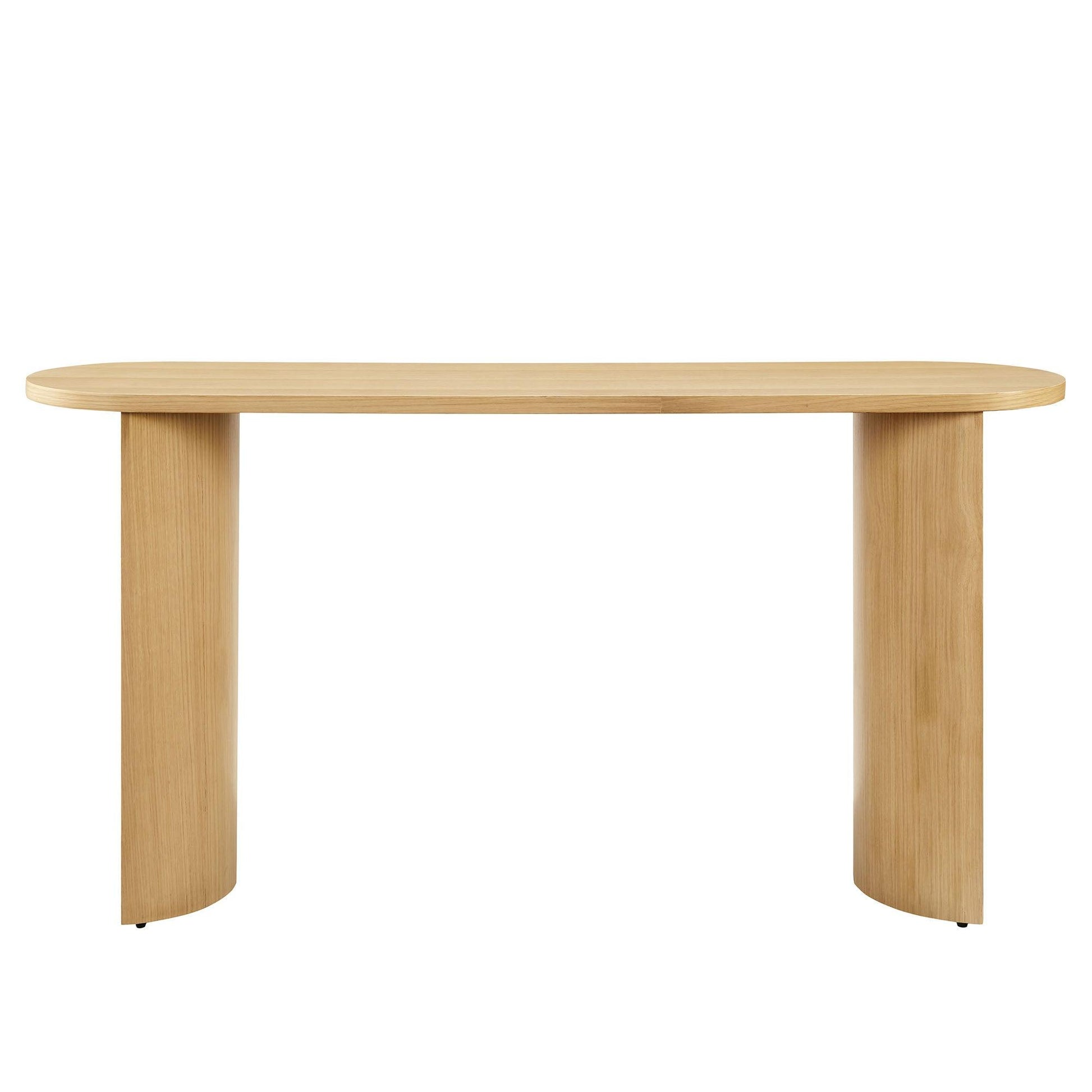 Aspect Oval Wood Entryway Console Table by Modway FredCo