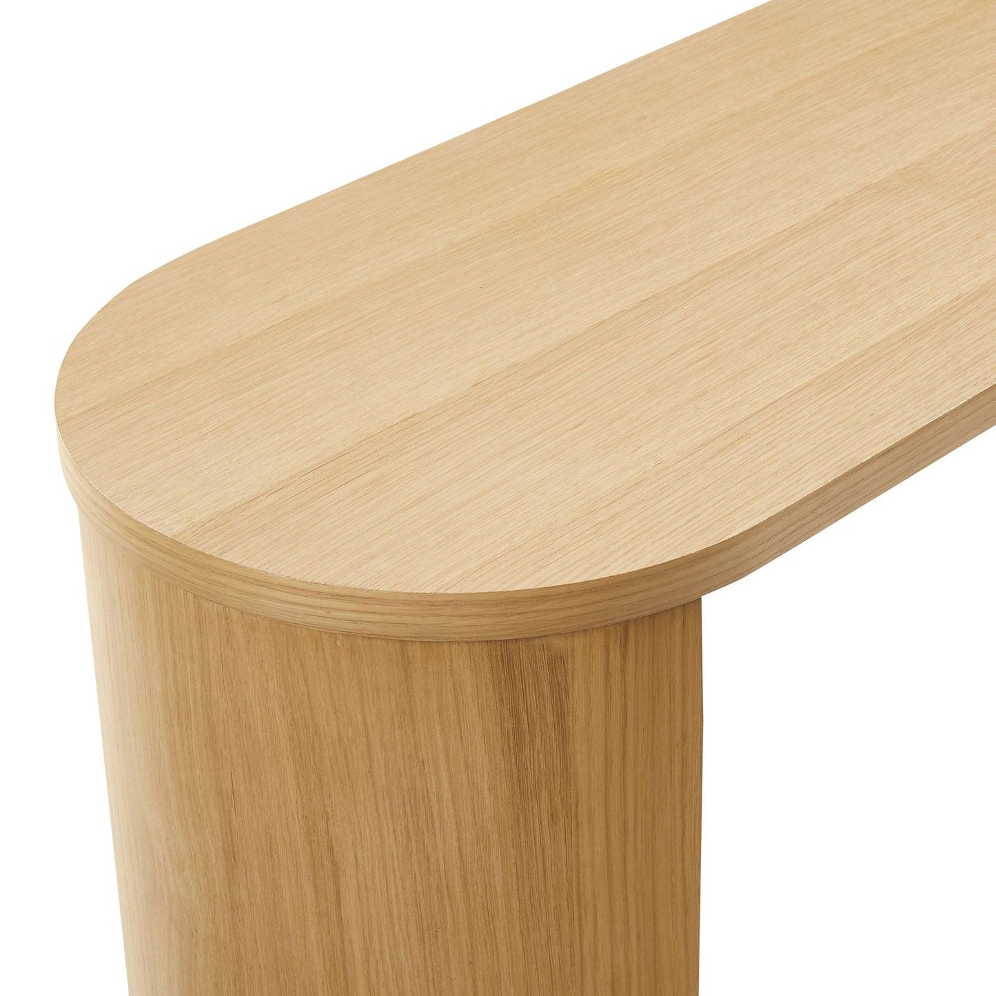 Aspect Oval Wood Entryway Console Table by Modway FredCo