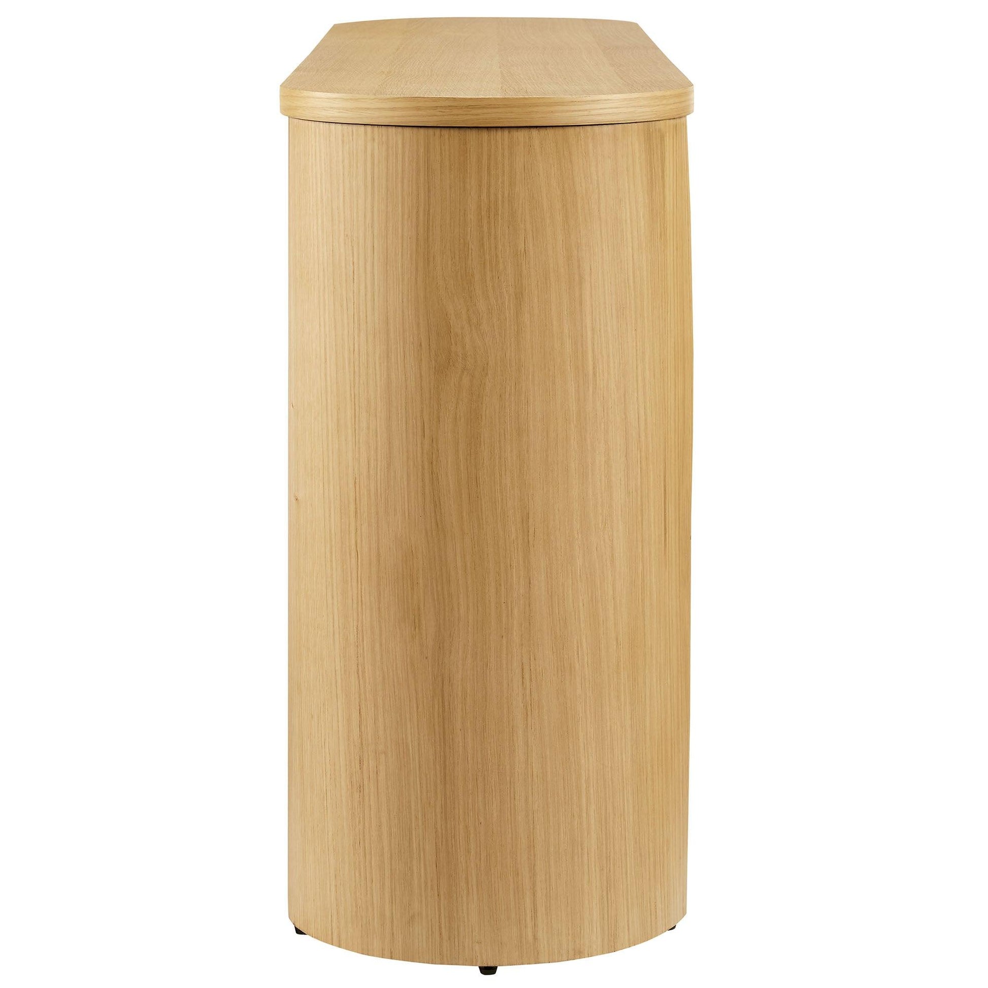 Aspect Oval Wood Entryway Console Table by Modway FredCo