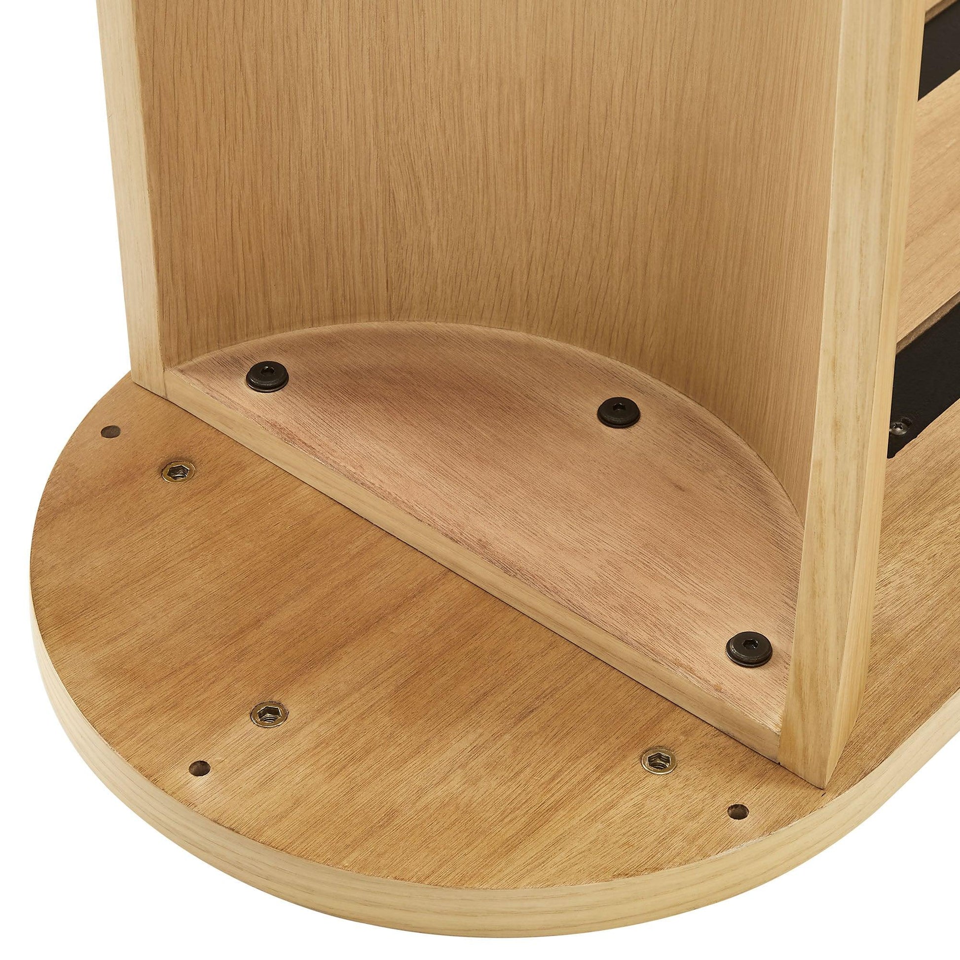 Aspect Oval Wood Entryway Console Table by Modway FredCo