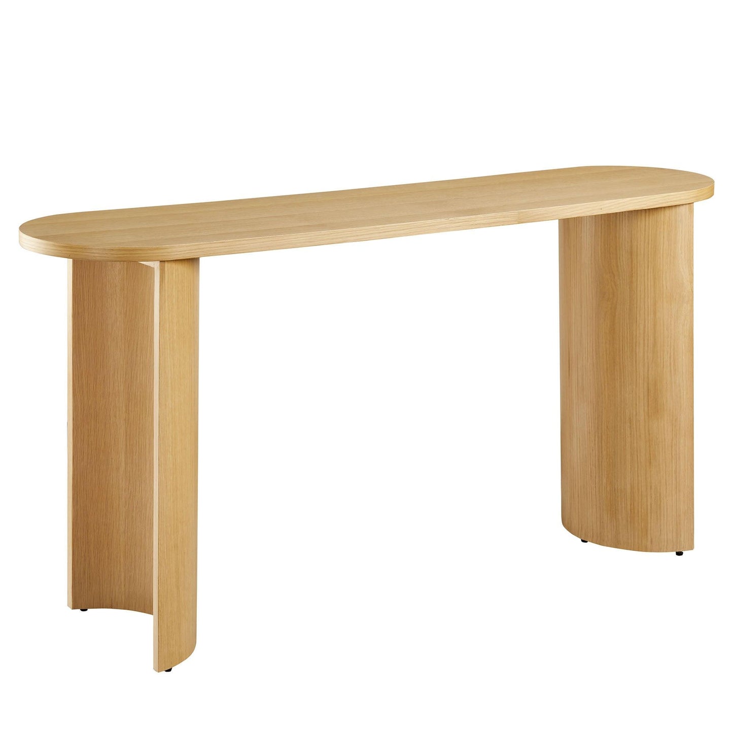 Aspect Oval Wood Entryway Console Table by Modway FredCo