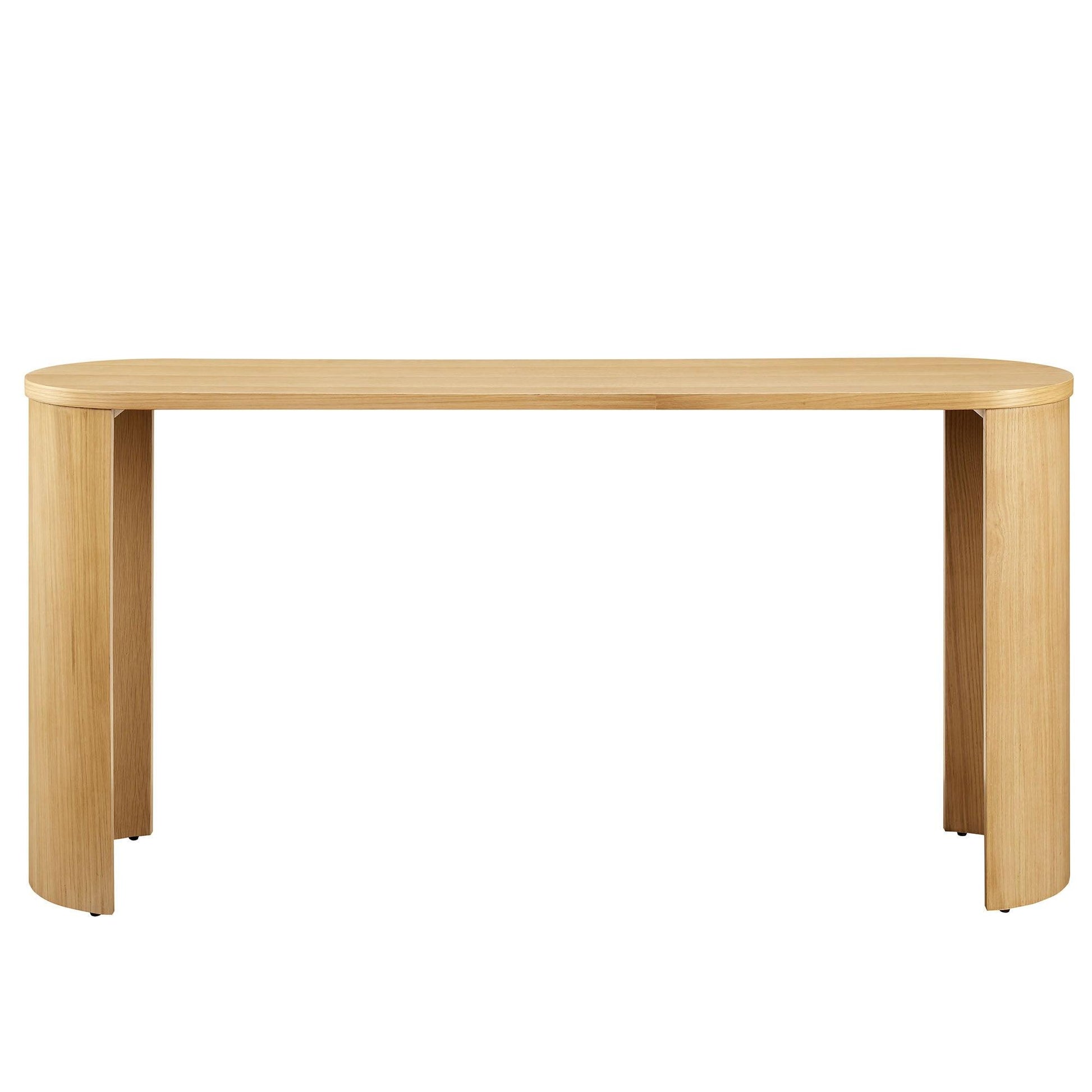 Aspect Oval Wood Entryway Console Table by Modway FredCo