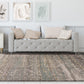Astrid Mid-Century Vintage Distressed Floral Damask Rug FredCo