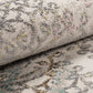 Astrid Mid-Century Vintage Distressed Floral Damask Rug FredCo