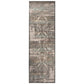 Astrid Mid-Century Vintage Distressed Floral Damask Rug FredCo